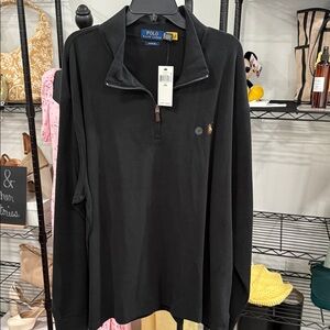 Polo by Ralph Lauren Black Zip Up Sweater